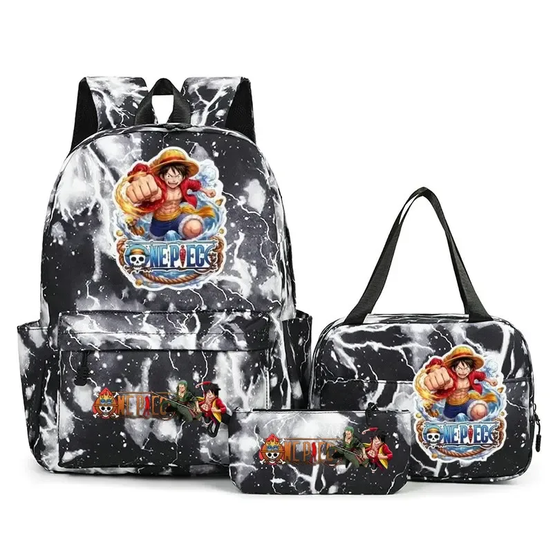sacs à dos one piece pour étudiants, sacs d'école pour adolescents, hommes et femmes, sac fourre-tout, pochette, sacs à dos en nylon, sacs de voyage