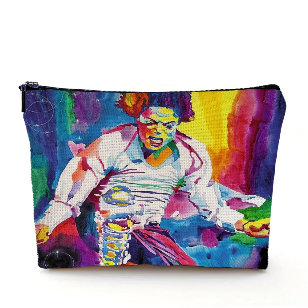 super star michael jackson sac cosmétique double impression sacs de maquillage femmes sac à main de mariage dame organisateur de voyage portefeuille enfant