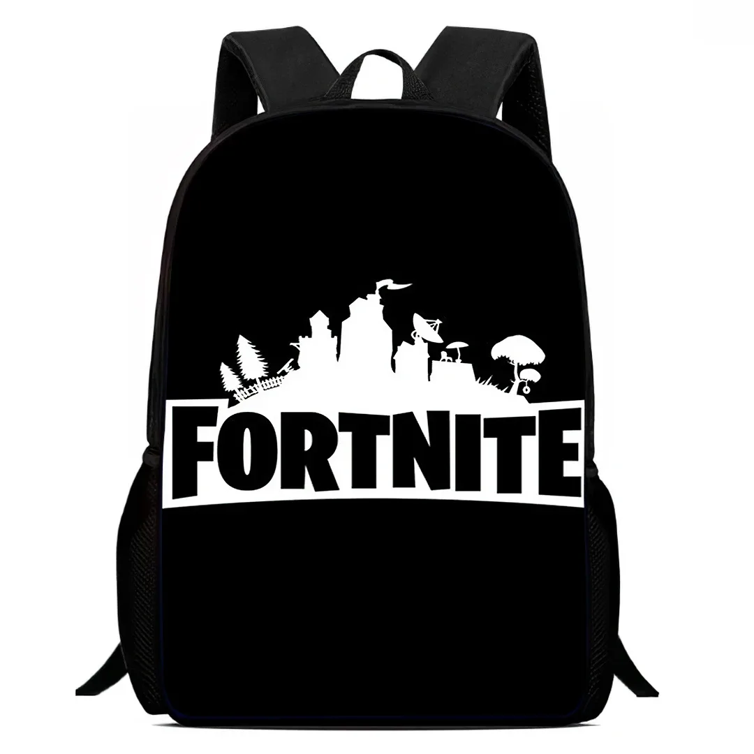 sac à dos d'école fortnite de 15 pouces pour enfants, garçons et filles, sac à dos léger imprimé avec des motifs de jeux, grand format, adapté aux enfants de 5 à 8 ans