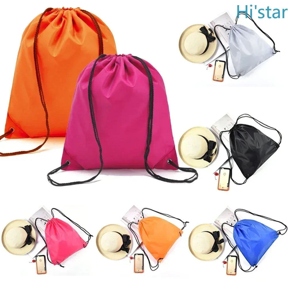 sac à dos à cordon de serrage pour chaussures, 10 pièces, sacs à bandoulière, sac de sport, couleur muti, personnalisé, logo personnalisé
