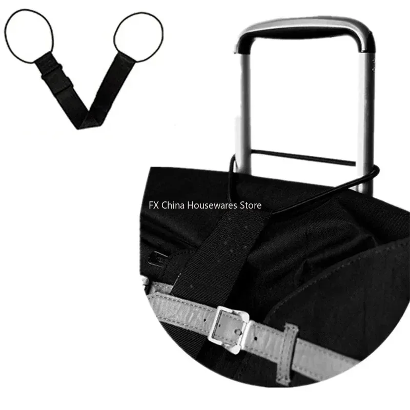 sangle de bagage élastique réglable, ceinture de sécurité de voyage, pour bagages à main, transport sécurisé des bagages