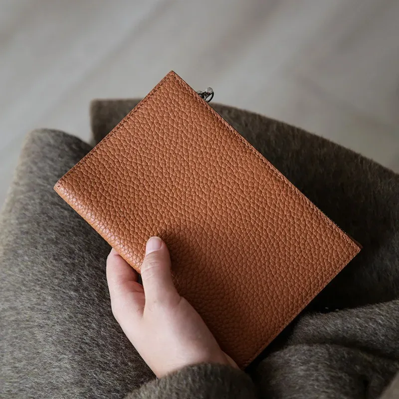 porte-passeport en cuir, portefeuille de voyage étanche pour femmes et hommes, couverture à fermeture éclair