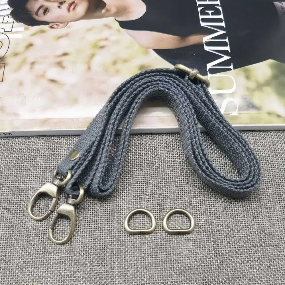 sangle de sac en toile renforcée pour femme, ceinture de sac à bandoulière, rivet réglable, sangles de remplacement, mode, 130cm