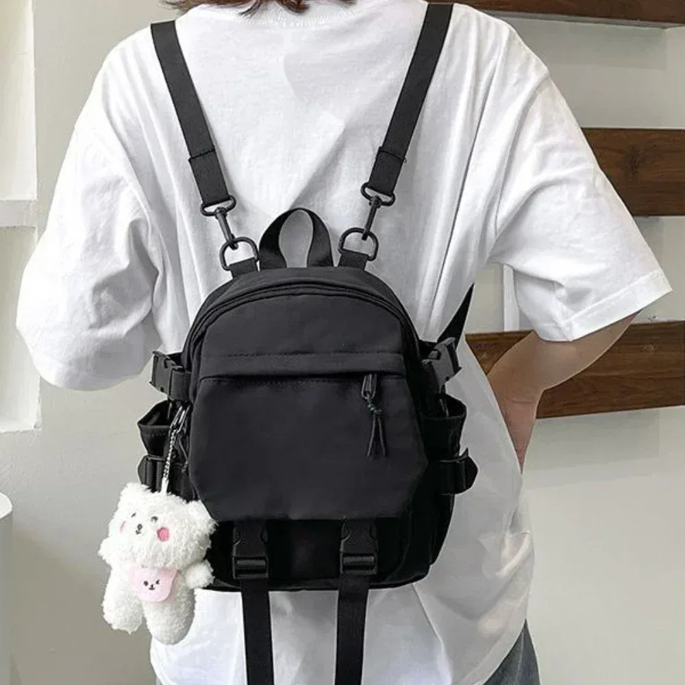 mode kawaii mini sac à dos femmes sac à bandoulière pour adolescentes multi-fonction petit sac à dos dames travle école sacs à dos
