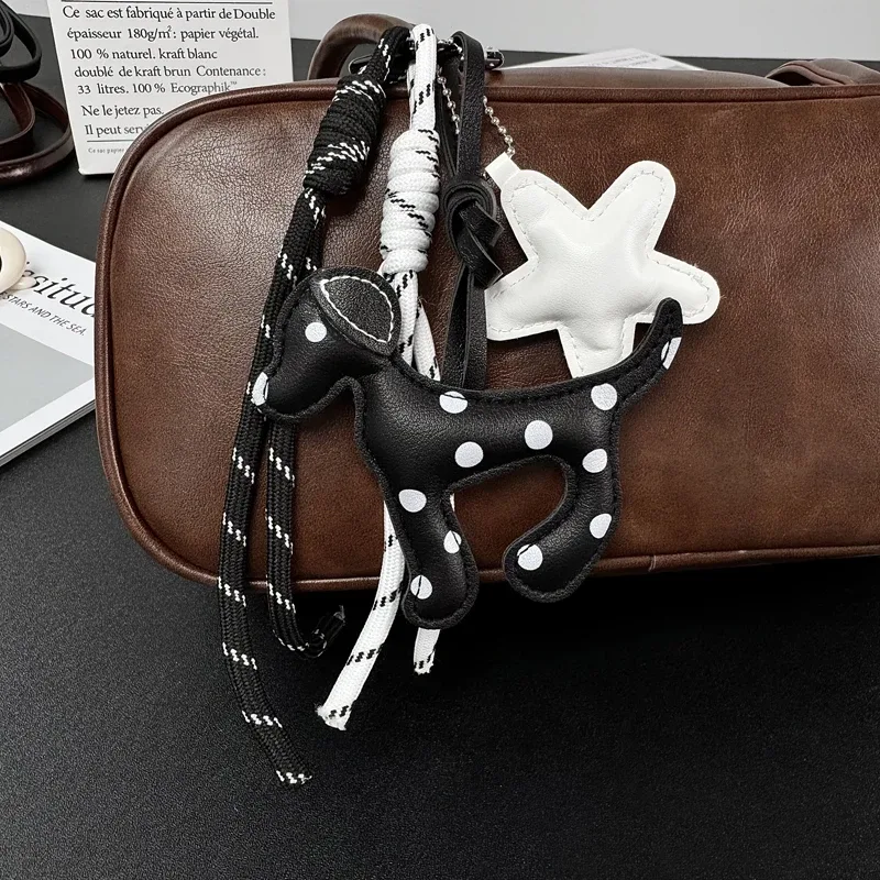breloque de sac chien mignon, porte-clés kawaii avec pendentif étoile pour sac à dos, sac à main, décoration, cadeau pour les amoureux des chiens, femmes, filles