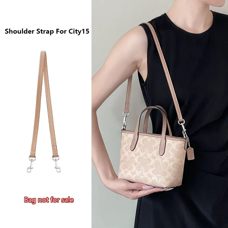 bandoulière pour sac coach city15 mini tote, sangle de sac avec chaîne décorative, accessoires de remplacement pour sac bandoulière