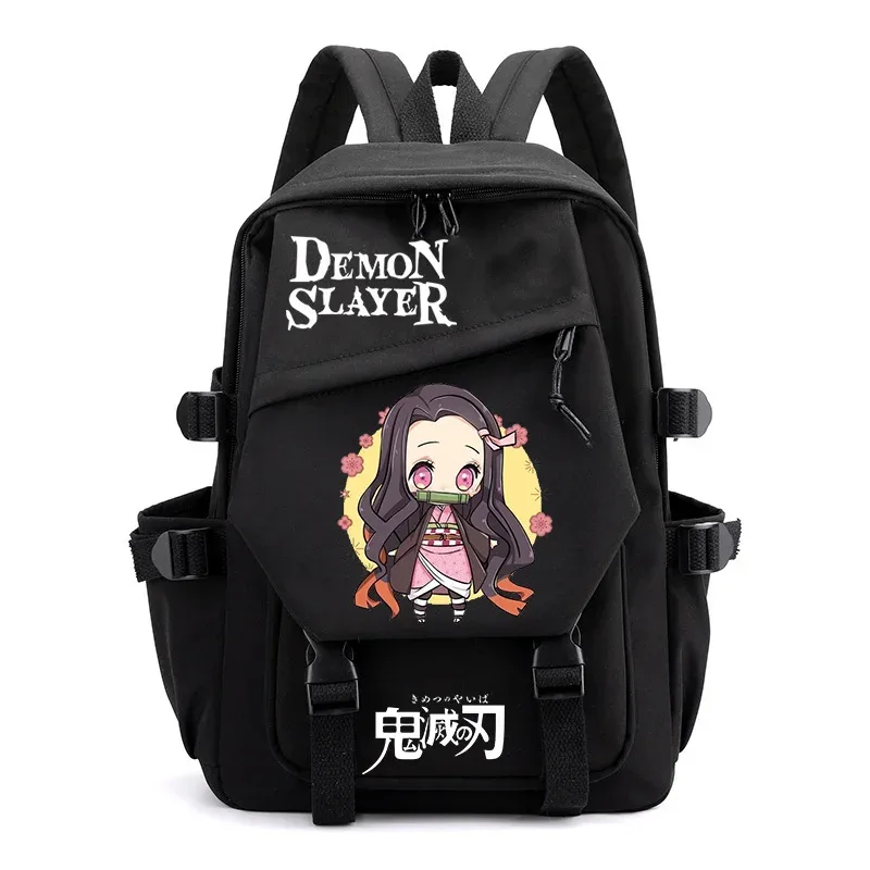 sac à dos transfrontalier amazon cartoon demon slayer pour hommes, sac d'école de voyage pour ordinateur de grande capacité pour étudiants