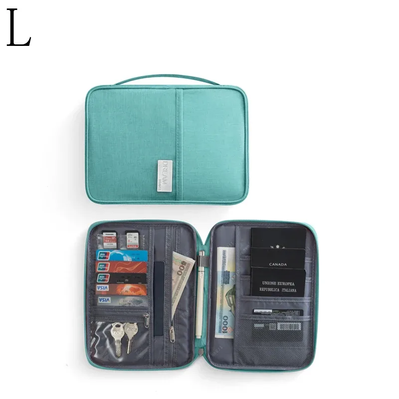 packs de passeport portefeuille porte-passeport familial multi-fonctionnel étui à documents organisateur accessoires de voyage sac à documents porte-carte