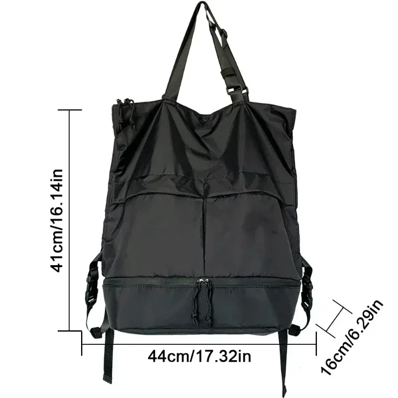 femmes et hommes sac à dos grande capacité unisexe sacs à dos en nylon sac de sport étanche tendance sacs d'école portable loisirs voyage sac à main