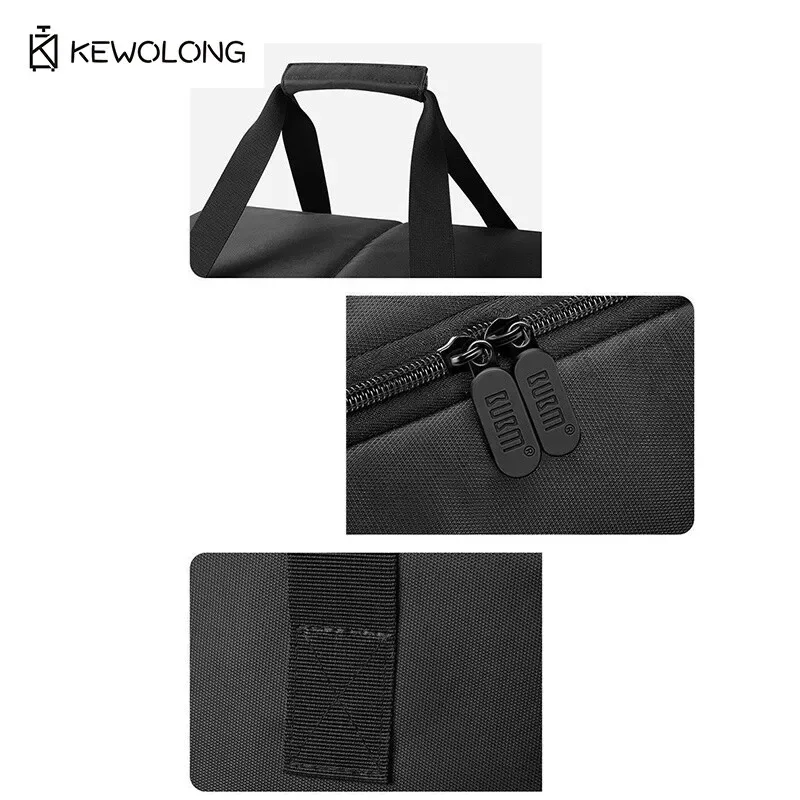 étui de transport tout-en-un pour ordinateur de bureau, sac de voyage avec compartiment pour clavier amovible, solution de stockage mobile pour ordinateur et moniteur