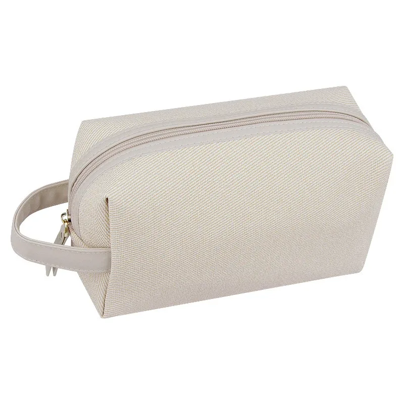sac à main simple et tendance de grande capacité, sac de maquillage portable, sac de rangement pour articles de toilette de voyage, sacs cosmétiques imperméables, organiseur