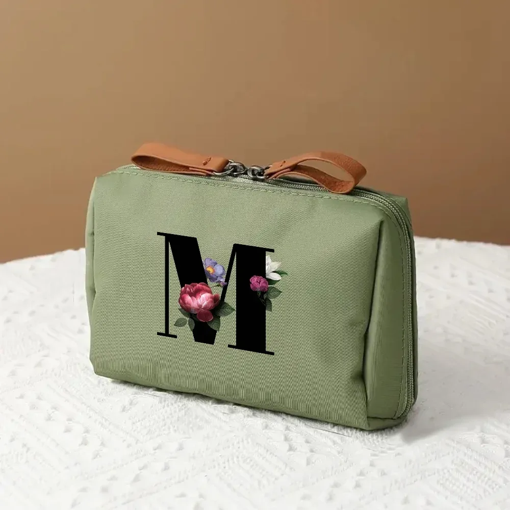 sac de rangement multifonctionnel 1 pièce, trousse de maquillage à la mode pour femmes, trousse de toilette de voyage portable adaptée aux voyages d'affaires et aux voyages