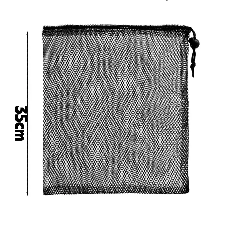 sacs de rangement à cordon de serrage en maille réglable, pochette de rangement multi-tailles pour chaussures, voyage, équipement de sport, lavable, respirant, léger