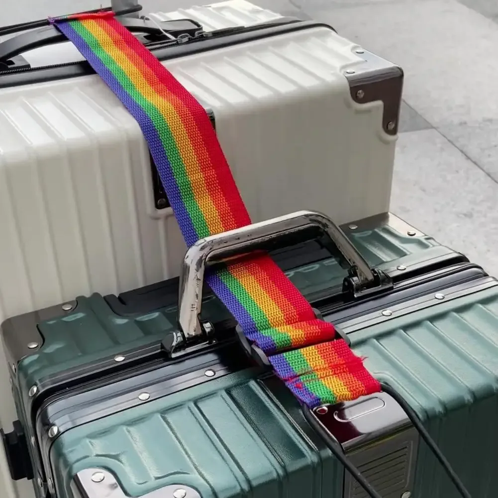sangles de connexion réglables pour bagages, ceinture élastique de fixation pour valises, sangle de transport pour bagages, pour un empilage sécurisé en voyage