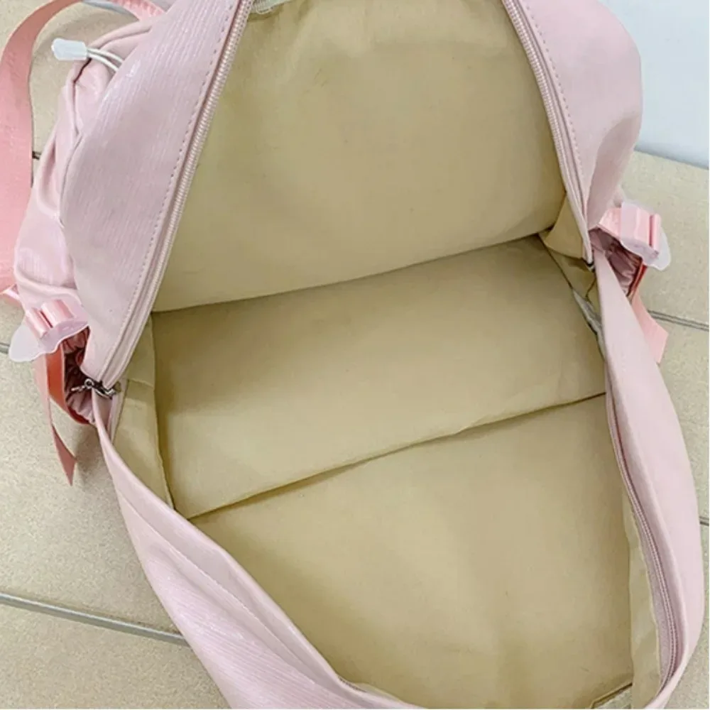 nouveau sac à dos décontracté de style coréen pour femme, sac à dos transparent y2k, sac ita kawaii doux et mignon