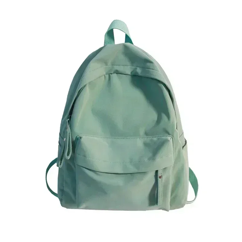 sac à dos en nylon imperméable pour femme, simple, solide, cartable pour documents, sac à dos de voyage pour étudiant, filles