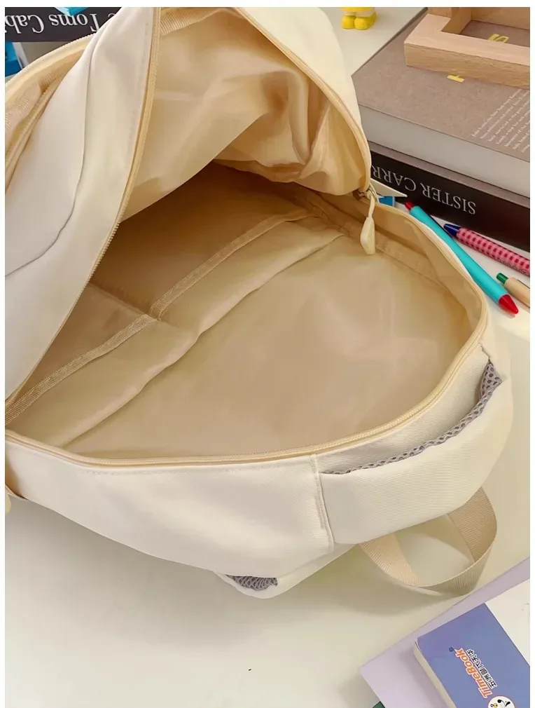 sac à dos de grande capacité pour lycée de style japonais, sacs d'école pour lycéens, sacs à dos pour ordinateur portable simples et polyvalents