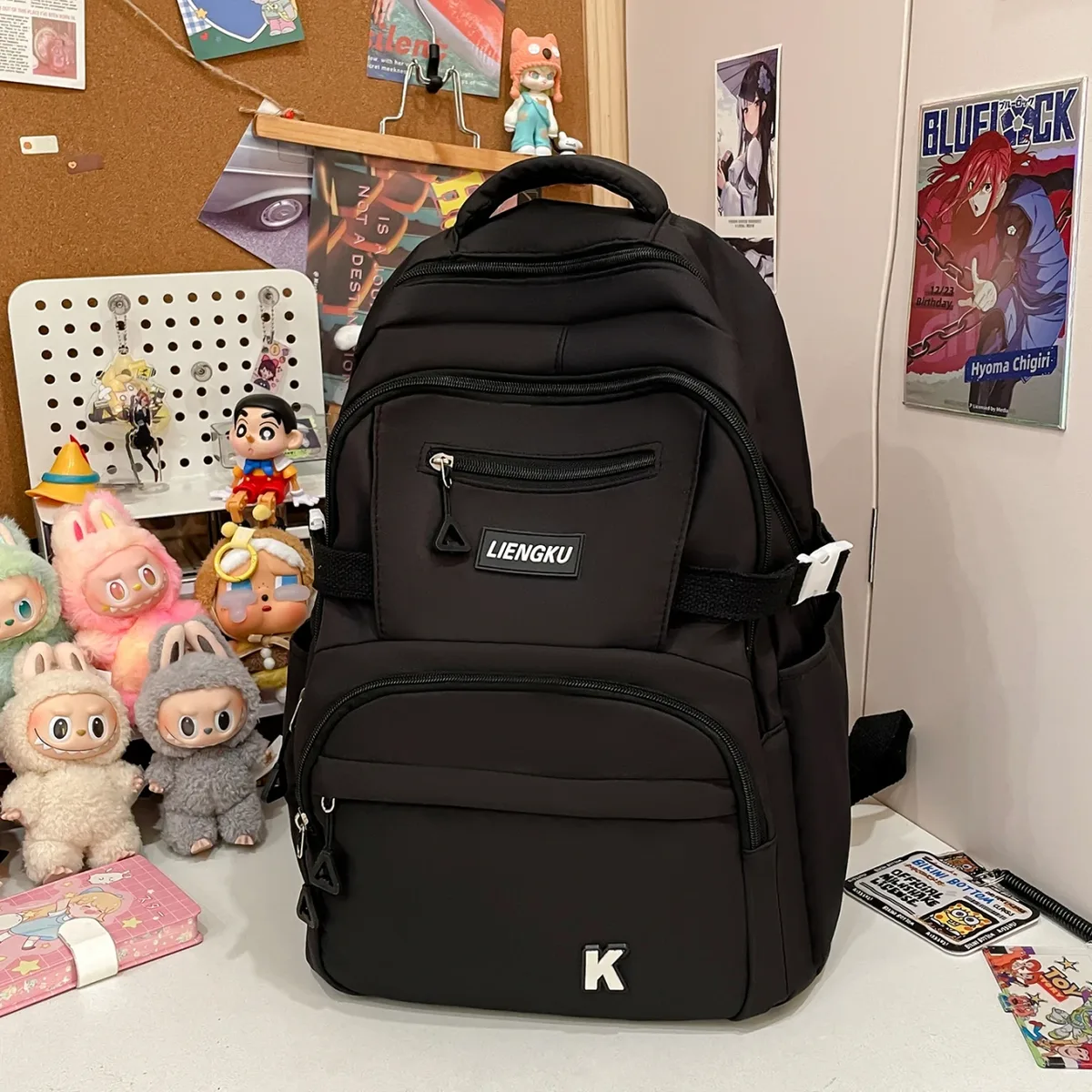 sac à dos d'ordinateur en nylon fashion academy, léger, grande capacité, pour étudiants, école, trajets quotidiens, voyages