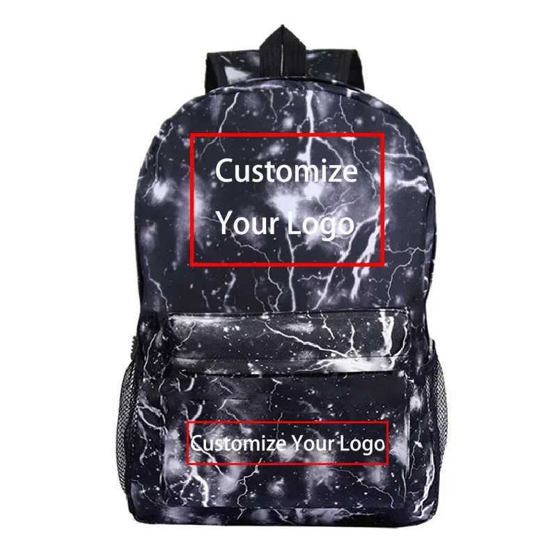bricolage sac à dos livraison directe client sac à dos logo personnalisé sacs d'école pour garçons filles adolescent sac à dos sac de voyage mochila para mujer