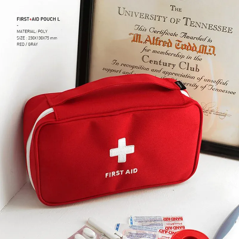 trousse de premiers soins d'urgence médicale, sac de kits de voiture étanche, kit de survie de voyage en plein