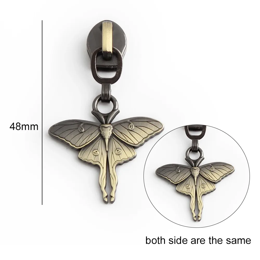 5/10/20 pièces en forme d'abeille 5 #   têtes de fermeture éclair pour fermetures éclair en nylon, tirettes de fermeture éclair pour sacs, vêtements, bagages, kit de réparation, accessoires de couture diy