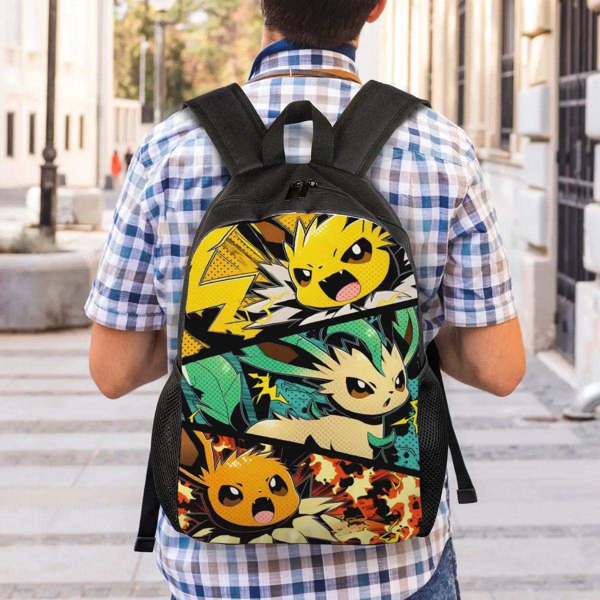 sac à dos pokémon ita bag eeveelution, sac à dos tendance pour le travail et le bureau, fermeture à glissière