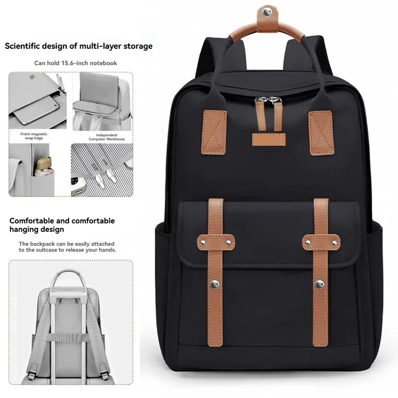 sac à dos tendance de marque polo, design féminin de niche, sac à dos à la mode, sacoche pour ordinateur pour étudiants universitaires, sac pour collégiens
