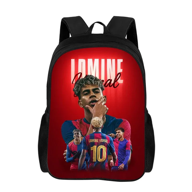 Sac à dos L-Lamin Yamal pour enfant, léger, sac à dos pour enfant, meilleur cadeau, star du football, école, sac à dos de grande capacité