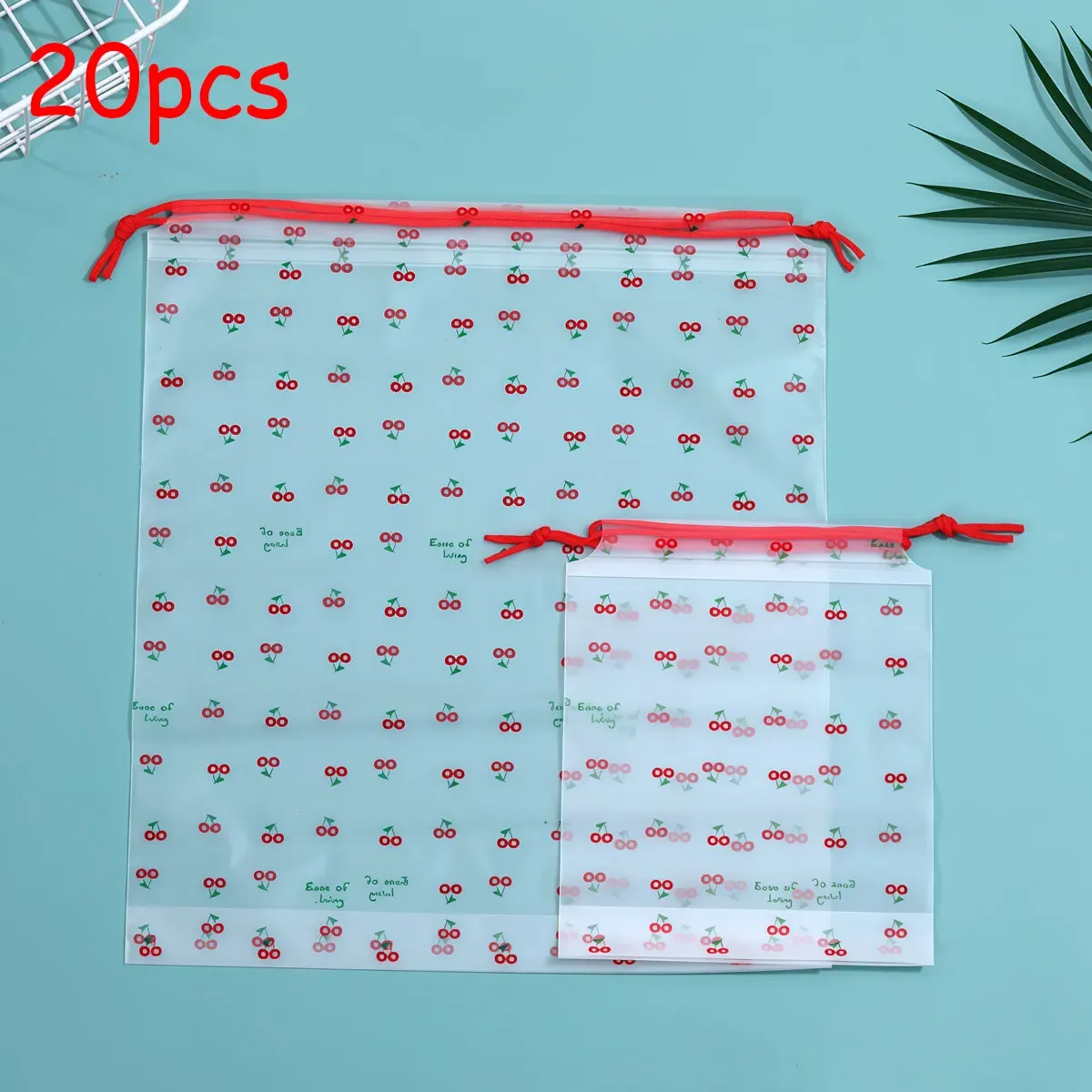 sac à cordon de serrage 40 pièces, sac de rangement pour chaussures de voyage, sac d'emballage transparent pour vêtements de voyage cherry, sac de rangement anti-poussière pour jouets et chaussures