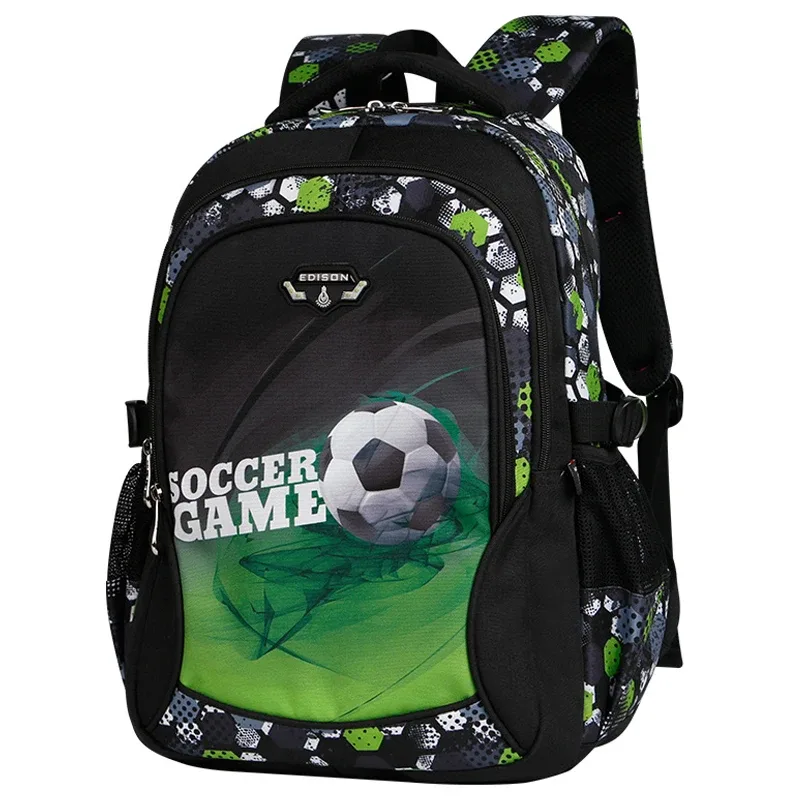 Cartable de football léger pour adolescents, sac à dos Anime coupé, sac de voyage, sacs d'école pour garçons, cartable Ball Kids