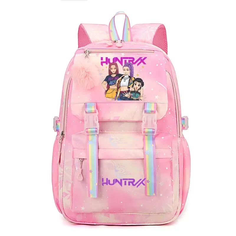 sac à dos kpop demon hunters pour étudiantes, lycéennes, collégiennes, polyvalent, adapté au quotidien et aux activités de plein air