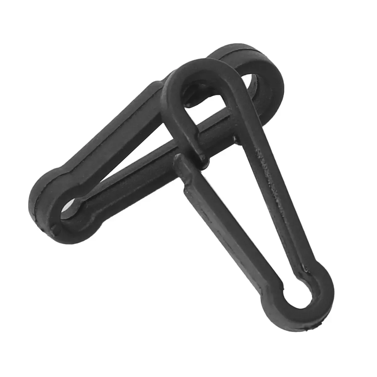 mini mousqueton en plastique pour sac à dos, 100 pièces, sangle sr