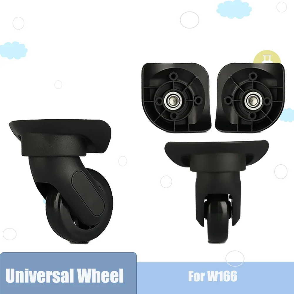 Roues universelles à double roulement à billes Samsontie 07S pour valise, chariot à bagages, pièce de rechange universelle