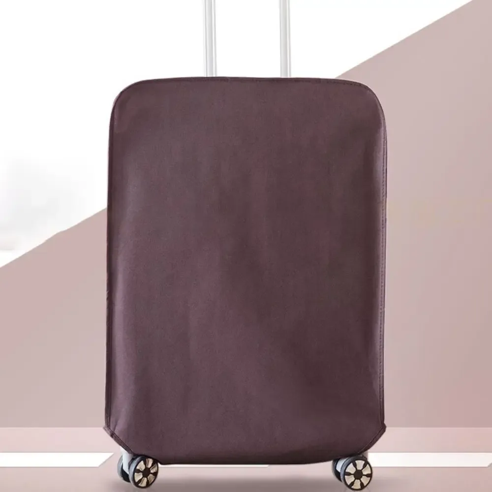 housse de protection pour bagages non tissée, anti-poussière, résistante à l'usure, couleur unie, anti-rayures, pour valise à roulettes, nouvelle collection