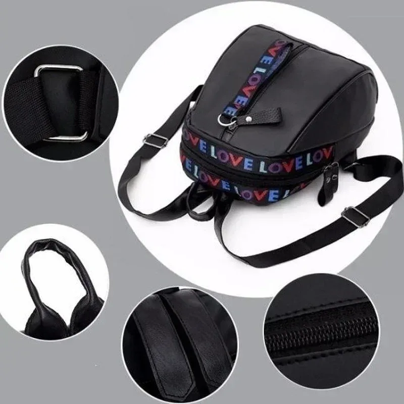 sacs à dos en cuir de haute qualité pour femmes, sac à dos de voyage de grande capacité, sacs d'école pour adolescentes, sac à bandoulière
