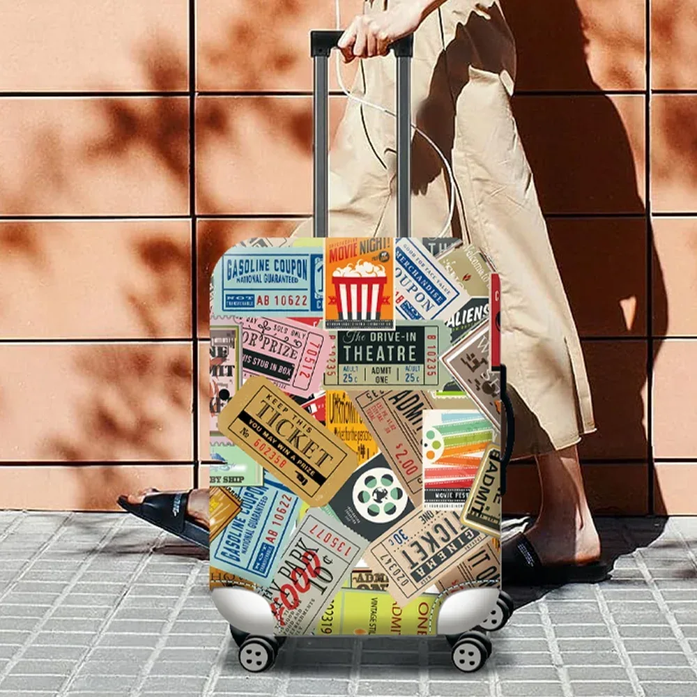 housse de protection pour bagages, compartiment à bagages en tissu extensible, étui anti-poussière pour bagages, étui de voyage durable de 18 à 32 pouces