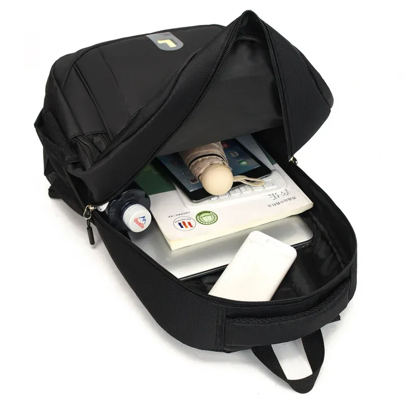 sac à dos de voyage à la mode de grande capacité pour hommes, sac d'étudiant, sac pour ordinateur portable simple, sacs à double épaule pour ordinateur portable d'affaires