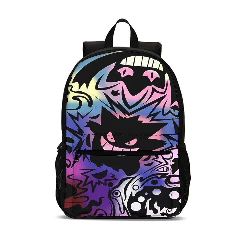 dessin animé g-gengars sac à dos cartable garçons filles camping sac à dos éclair anime sac à dos pour garçons filles meilleur cadeau