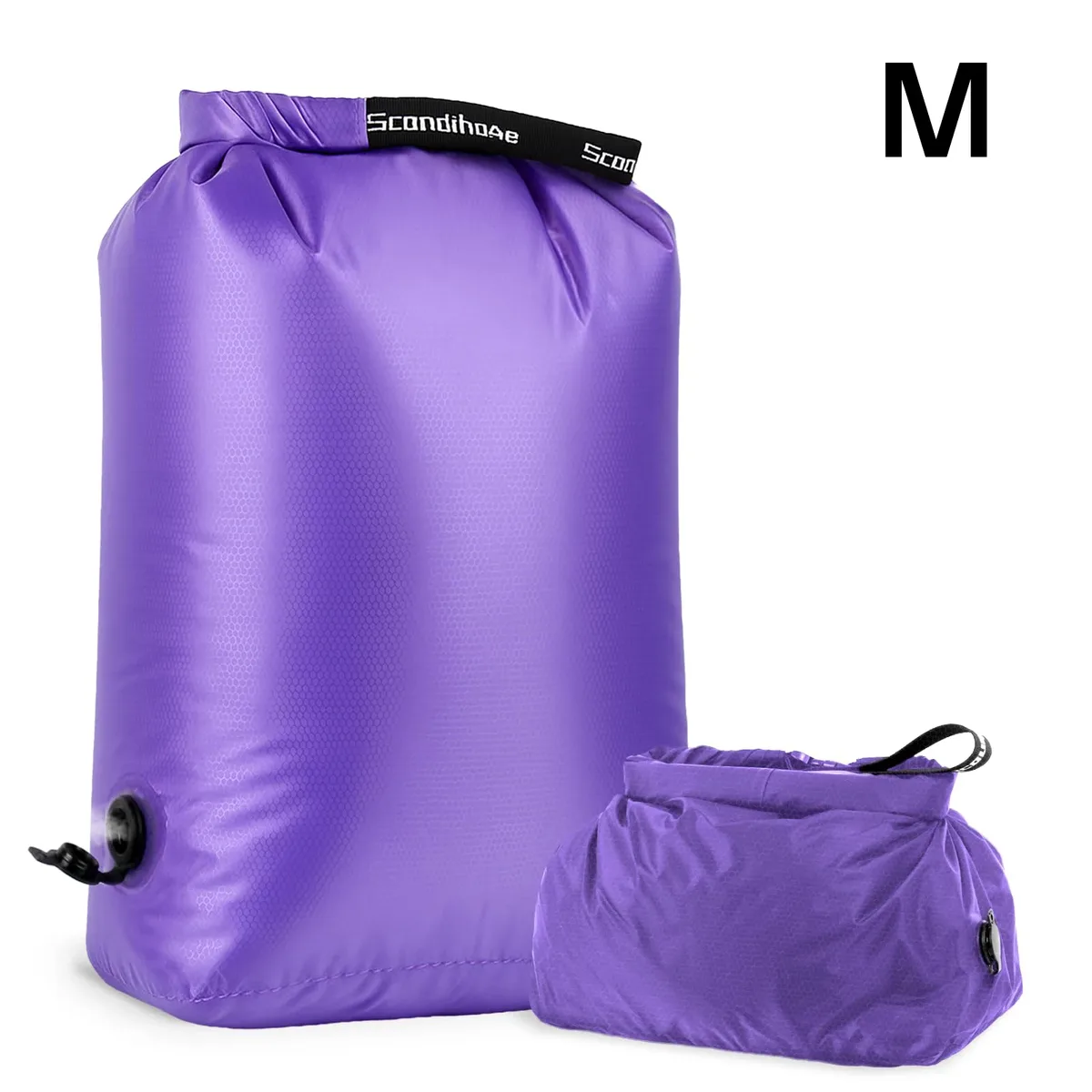 sac de rangement de voyage, sac de compression étanche sans pompe, sac sous vide, organisateur de vêtements, pochette gain de place pour le backpacking et la salle de sport