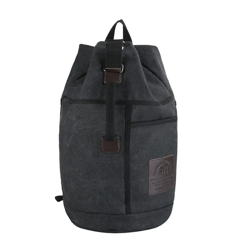 sac de sport en toile pour homme, sac à dos, sac d'école, sacs à dos de voyage, plein air, nouveau, 2024
