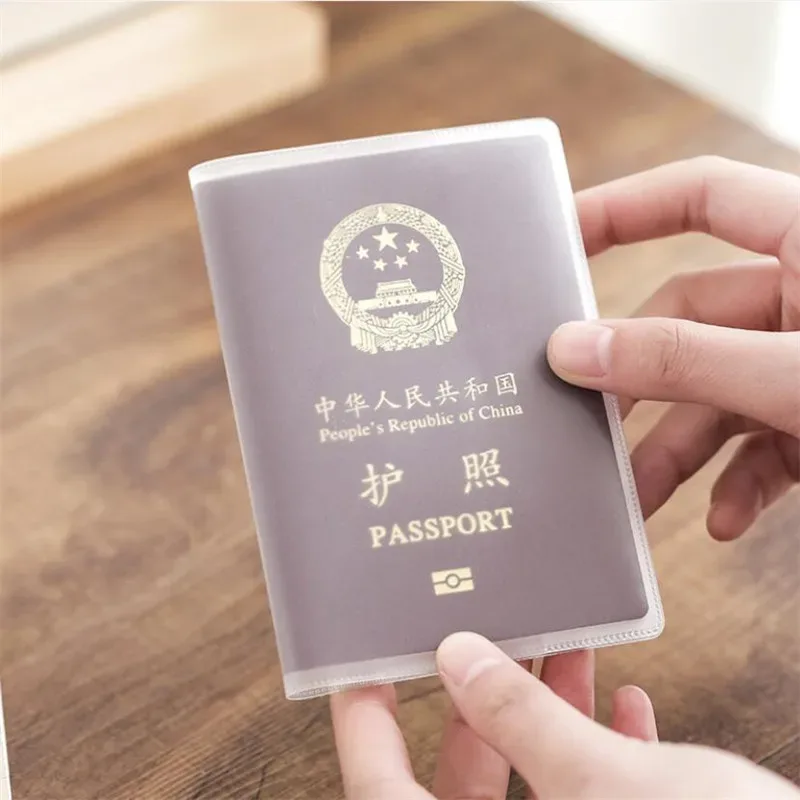 étui étanche en pvc pour passeport, porte-cartes de crédit, porte-documents d'affaires, étui de protection, poudres, 1pc
