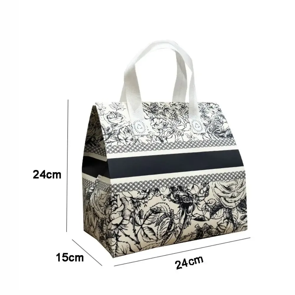 sac d'emballage de thé au lait en tissu non tissé réutilisable, couvercle de tasse isolé de voyage, sac fourre-tout à café en papier d'aluminium, 10 pièces