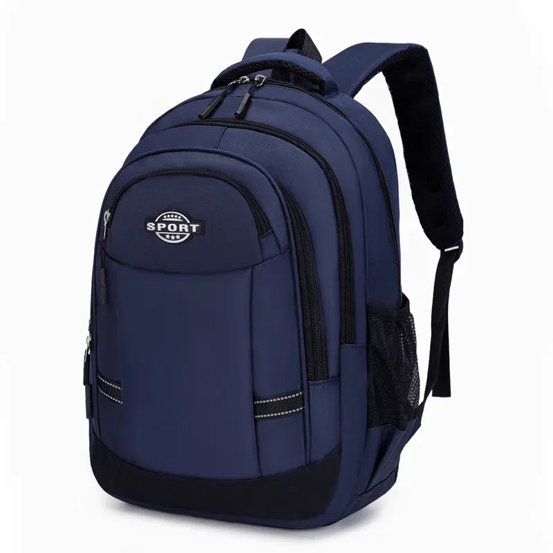 le plus récent sac à dos de style décontracté pour hommes, sac à dos pour ordinateur portable d'affaires, sac de voyage en plein air, sacs à double épaule pour collège et lycée