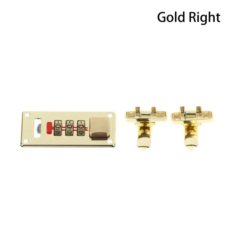 serrure à combinaison à 3 chiffres 65*29mm, verrou à code sans clé pour boîte à bijoux en bois, serrure fixe pour valise, quincaillerie de verrous codés