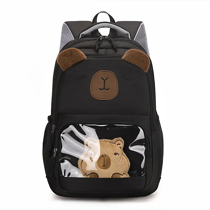 nouveaux sacs à dos capibala pour enfants, sacs d'école mignons et élégants, grande capacité, sacs à livres.