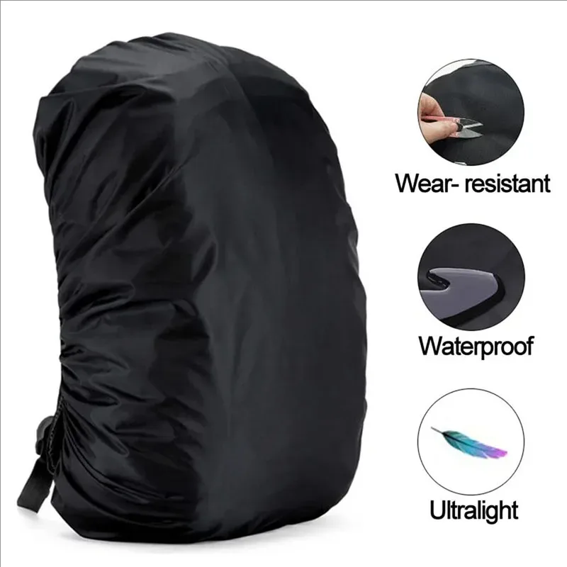 housse de pluie imperméable pour sacs à dos de camping, randonnée et alpinisme, protège le sac de la pluie et des éclaboussures, garde l'équipement au sec