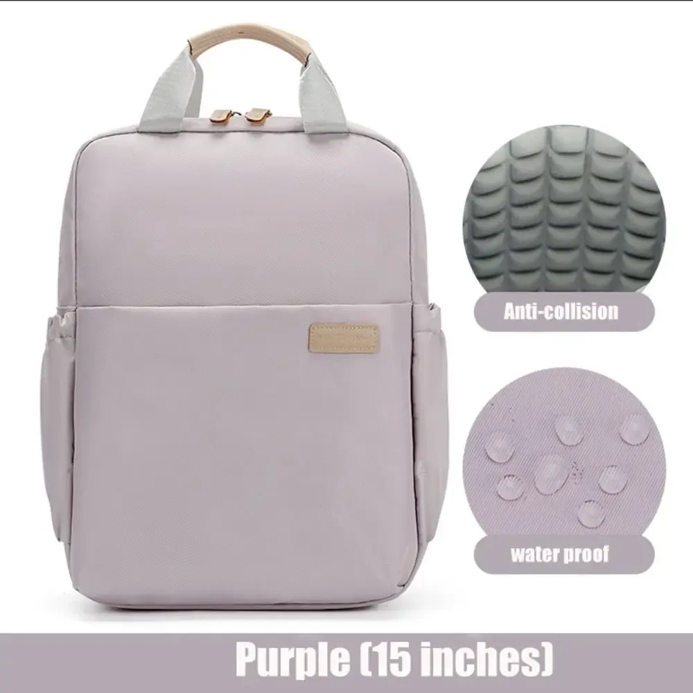 15-17 pouces sac à dos pour ordinateur portable antichoc étanche antichoc pochette d'ordinateur conception décontractée multi-fonction multi-fonction sac à dos