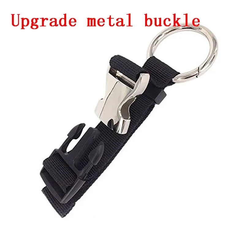 pince de support de sangle de bagage antivol en nylon noir portable, pince pour ajouter un sac à main, utilisation pour transporter une structure mentale, offre spéciale