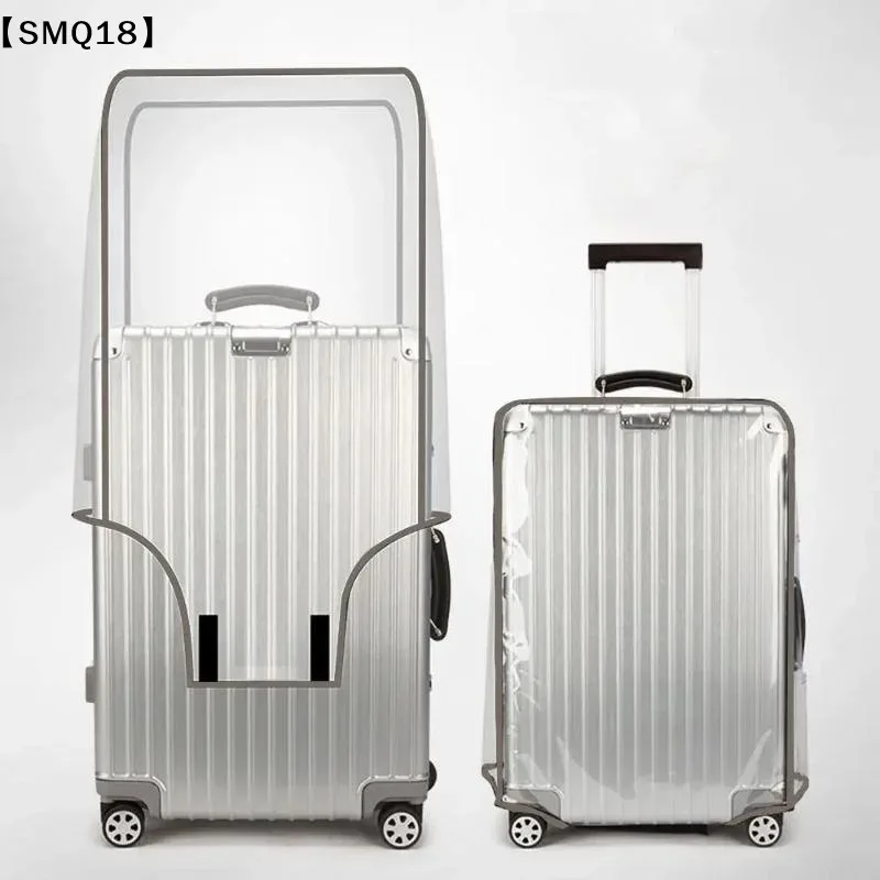 housse de protection transparente pour bagages de voyage, imperméable, anti-poussière, pour valise de 18 à 30 pouces【smq】