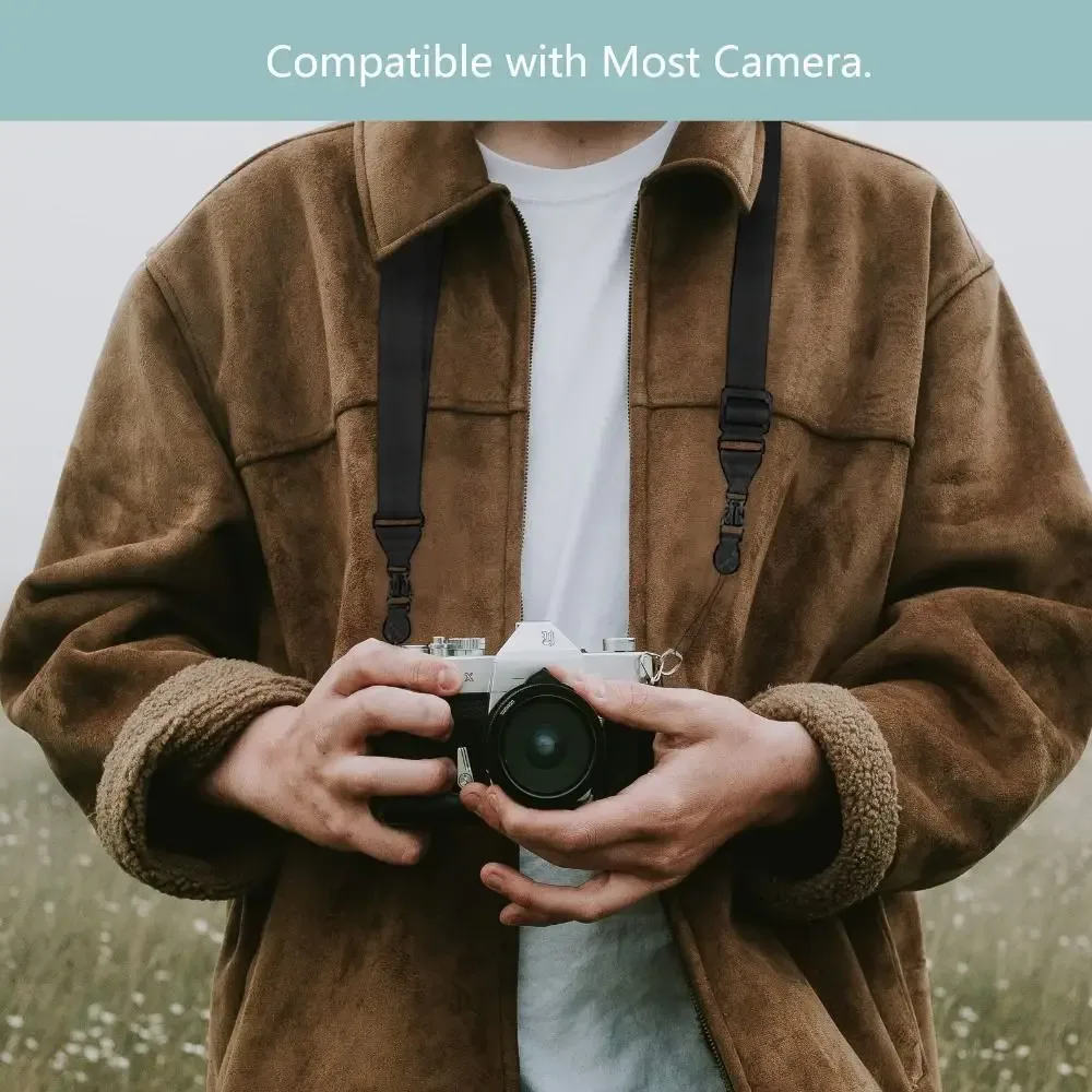 bandoulière réglable portable en nylon, lanière de cou de remplacement, étui pour tablette à dégagement rapide, sangle d'appareil photo, sac pour ordinateur portable